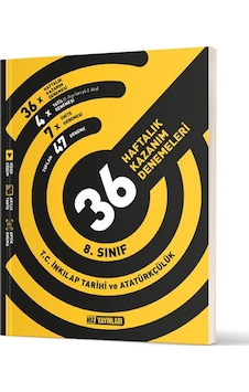 8. Sınıf T. C. İnkılap Tarihi ve Atatürkçülük 36 Haftalık Kazanım Denemeleri - Hız Yayınları 8. Sınıf T. C. İnkılap Tarihi ve Atatürkçülük 36 Haftalık Kazanım Denemeleri - Hız Yayınları