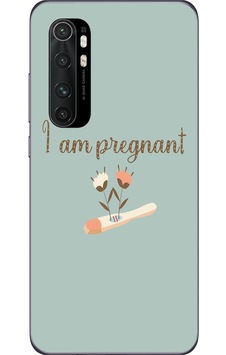 Xiaomi Mi 10 Lite Uyumlu I'm Pregnant Baskılı Silikon Kılıf Renkli Xiaomi Mi 10 Lite Uyumlu I'm Pregnant Baskılı Silikon Kılıf Renkli