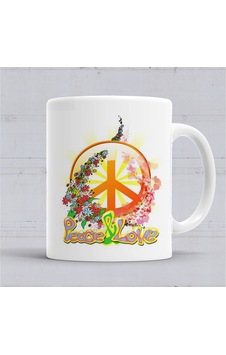 Peace Barış Simge Kupa Bardak Porselen No36185 Karışık Peace Barış Simge Kupa Bardak Porselen No36185 Karışık