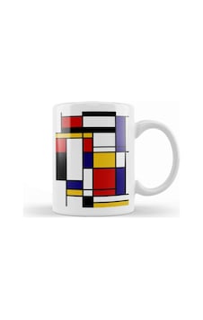 Mondrian Kupa Bardak Porselen No10408 Karışık Mondrian Kupa Bardak Porselen No10408 Karışık