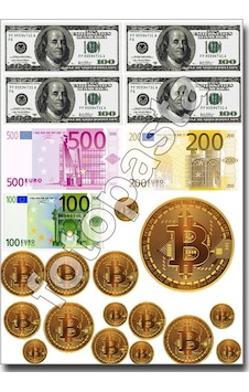A4 Dolar-euro-btc Yenilebilir Resim Baskısı Diğer A4 Dolar-euro-btc Yenilebilir Resim Baskısı Diğer