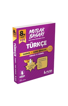 8.Sınıf LGS Mutlak Başarı Türkçe Fasikül ve Soru Bankası - Muba Yayınları 8.Sınıf LGS Mutlak Başarı Türkçe Fasikül ve Soru Bankası - Muba Yayınları