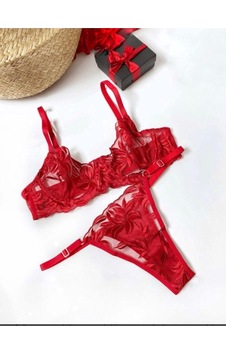 La Linaa Mona Kadın Bralet Takım-kırmızı Kırmızı La Linaa Mona Kadın Bralet Takım-kırmızı Kırmızı