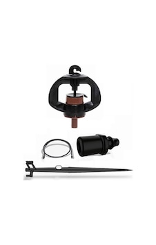 Ağaç Altı Mini Sprink Siyah Tırnaklı Dönergeli Set 27 Lt/h 50 Adet -3386 Ağaç Altı Mini Sprink Siyah Tırnaklı Dönergeli Set 27 Lt/h 50 Adet -3386