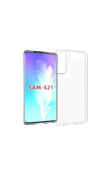 Samsung Galaxy S21 Kılıf Zore Süper Silikon Kapak - Şeffaf Samsung Galaxy S21 Kılıf Zore Süper Silikon Kapak - Şeffaf