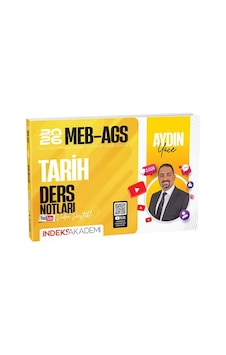 2026 Meb-ags Akademisi Tarih Video Ders Notları - Aydın Yüce İndeks Akademi Yayıncılık 2026 Meb-ags Akademisi Tarih Video Ders Notları - Aydın Yüce İndeks Akademi Yayıncılık