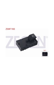 Chevrolet Aveo - Cruze 2009-2014 Cam Açma Anahtarı Tekli 6 Pin 95188249 Chevrolet Aveo - Cruze 2009-2014 Cam Açma Anahtarı Tekli 6 Pin 95188249