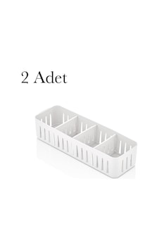2 Adet Ayarlanabilir Çekmece Dolap Düzenleyici Qlux Dolapiçi Eşya Makyaj Organizeri Beyaz Çok Renkli 2 Adet Ayarlanabilir Çekmece Dolap Düzenleyici Qlux Dolapiçi Eşya Makyaj Organizeri Beyaz Çok Renkli