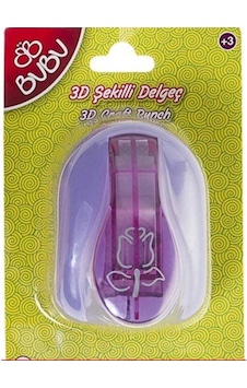 Bu-bu 3d Gül Şekilli Delgeç Kod:bubu-de0020 Çok Renkli Bu-bu 3d Gül Şekilli Delgeç Kod:bubu-de0020 Çok Renkli