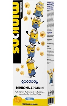 Goodday Mınıons Argının Şurup 150 Ml Goodday Mınıons Argının Şurup 150 Ml