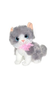 Sevimli Miyavlayan Sesli Peluş Kedi 30 Cm Beyaz Sevimli Miyavlayan Sesli Peluş Kedi 30 Cm Beyaz