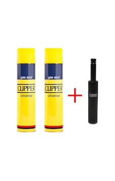 Clipper 250 Ml Gaz x 2 Adet + Clipper Mutfak Ocak Kamp Çakmagı Clipper 250 Ml Gaz x 2 Adet + Clipper Mutfak Ocak Kamp Çakmagı