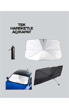 Yüksek - 187 - Kaliteli Cam Elyaf İskeletli Araba Şemsiyesi Tüm - Csmo-tex - Araçlara Uygun