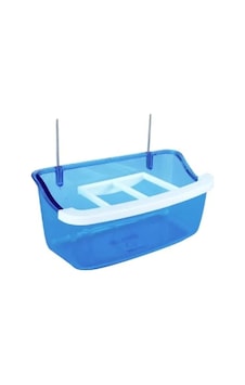 10 Cm Telli Izgaralı Yemlik, Mavi Renk X 32 Adet 10 Cm Telli Izgaralı Yemlik, Mavi Renk X 32 Adet