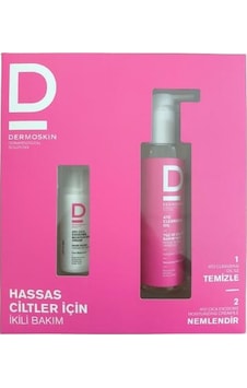 Dermoskin Ato Cleansing Oil 200 Ml + Cica Exosome Moisturizing Cream 33 Ml Dermoskin Ato Cleansing Oil 200 Ml + Cica Exosome Moisturizing Cream 33 Ml