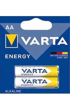 Varta Pil Alkalin Energy Aa 2'li Kartela Best Before 12.2030 Varta Pil Alkalin Energy Aa 2'li Kartela Best Before 12.2030
