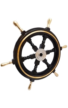 Denizcilik-marine Pirinç Aksesuar-ahşap Dümen-61x61x5 Cm-jttr239 Denizcilik-marine Pirinç Aksesuar-ahşap Dümen-61x61x5 Cm-jttr239