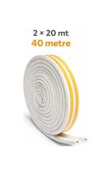 Kendinden Yapışkanlı Kapı-pencere Bandı Fitili Soğuk İzolasyon Kauçuk Bantları 20x2 40 Metre Beyaz Diğer Kendinden Yapışkanlı Kapı-pencere Bandı Fitili Soğuk İzolasyon Kauçuk Bantları 20x2 40 Metre Beyaz Diğer