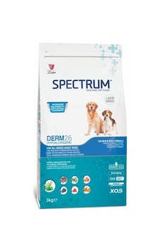 Spectrum Derm26 Somonlu Hassas Derili Yetişkin Köpek Maması 3 KG Spectrum Derm26 Somonlu Hassas Derili Yetişkin Köpek Maması 3 KG