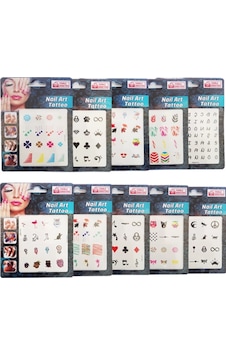 Nail Art Tattoo Tırnak Dövmesi 10'lu Paket Nail Art Tattoo Tırnak Dövmesi 10'lu Paket