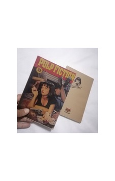 Owl Bag Özel Tasarım Vıntage Görünümlü Pulp Fiction Desenli Defter Çok Renklı Owl Bag Özel Tasarım Vıntage Görünümlü Pulp Fiction Desenli Defter Çok Renklı
