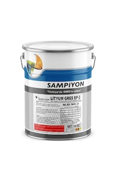 Şampiyon Molylub Ep 3 Molibdenli Gres Yağı 14 KG Şampiyon Molylub Ep 3 Molibdenli Gres Yağı 14 KG