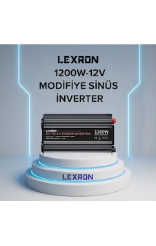 Lexron 12v/1200w Modifiye Sinüs Inverter Lexron 12v/1200w Modifiye Sinüs Inverter