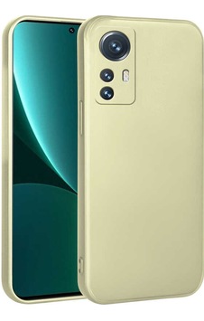 Xiaomi Mi 12 Lite Kılıf Zore Premier Silikon Kapak Gold Xiaomi Mi 12 Lite Kılıf Zore Premier Silikon Kapak Gold