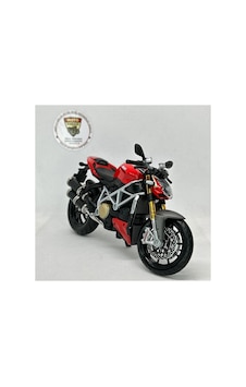 Ducati Super Naked S Maket Motor - 1:12 Maisto Diecast Kırmızı Ducati Super Naked S Maket Motor - 1:12 Maisto Diecast Kırmızı