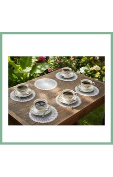 Bşkvirgo 6 Lı Dantel Kahve Sunumluğu 15x15 Cm Asorti Desenli Modern Sunum Aksesuarı Bsk2026 Çok Renkli Bşkvirgo 6 Lı Dantel Kahve Sunumluğu 15x15 Cm Asorti Desenli Modern Sunum Aksesuarı Bsk2026 Çok Renkli