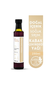Onka Farma Kabak Çekirdeği Yağı Soğuk Sıkım 250 ML Onka Farma Kabak Çekirdeği Yağı Soğuk Sıkım 250 ML