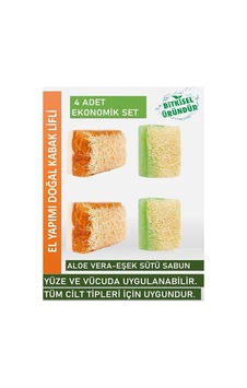 Doğal Kabak Lifli Aloe Vera Sabunu 4 Lü Set - 317805526 Diğer Doğal Kabak Lifli Aloe Vera Sabunu 4 Lü Set - 317805526 Diğer