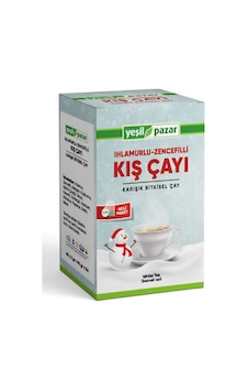 Yeşil Pazar Kış Çayı Ihlamurlu Zencefilli 45 Poşet Çay