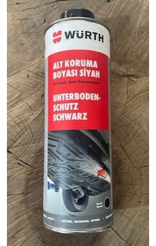 WÜRTH SİYAH PÜTÜR ALT KORUMA ARAÇ ALTI KORUMA BOYASI ZİFTİ 1LT WÜRTH SİYAH PÜTÜR ALT KORUMA ARAÇ ALTI KORUMA BOYASI ZİFTİ 1LT