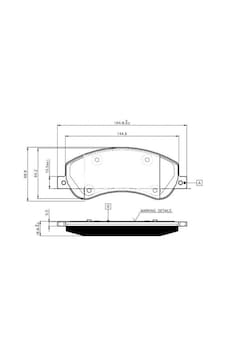 MAGNETTI MARELLI 323700001800 Ön Fren Balatası Transit V347 06/- V347 155Ps A,Ceker 11/- VW Amarok 2,0TDI 10- Fişli MAGNETTI MARELLI 323700001800 Ön Fren Balatası Transit V347 06/- V347 155Ps A,Ceker 11/- VW Amarok 2,0TDI 10- Fişli