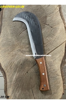 Güven Çelik Dövme Tahra Karbon Çelik Orak Ağaç Budama Tırpanı El Yapımı 39cm Güven Çelik Dövme Tahra Karbon Çelik Orak Ağaç Budama Tırpanı El Yapımı 39cm