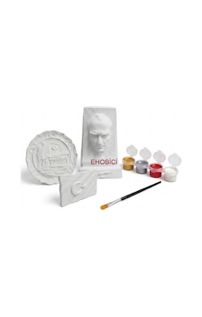 Ehobici Taş Boyama Seti Atatürk Büst Bayrak Anıtkabir 4 Renk Akrilik Boya 5ml + Fırça Ehobici Taş Boyama Seti Atatürk Büst Bayrak Anıtkabir 4 Renk Akrilik Boya 5ml + Fırça