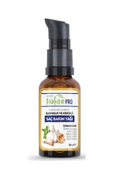 Avon Nature Pro Sarımsak ve Kekikli Saç Bakım Yağı 30 ML Avon Nature Pro Sarımsak ve Kekikli Saç Bakım Yağı 30 ML