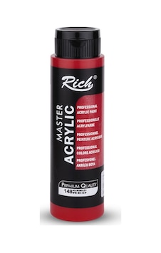 Rich Master Akrilik Boya 500Cc - Kırmızı 148 Rich Master Akrilik Boya 500Cc - Kırmızı 148