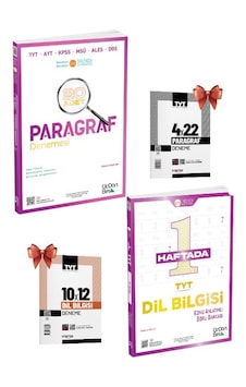 345 - 20 Li Paragraf Deneme-345-1 Haftada Tyt Dilbilgisi Konu Anlatımlı Soru Bankası-tyt Deneme