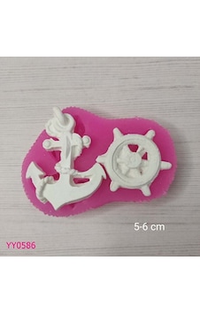Yy0586 Çapa Dümen Silikon Kalıp Yy0586 Çapa Dümen Silikon Kalıp