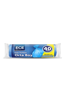 Ece Çöp Torbası Orta 55 X 60 Cm 40'lı 5 Adet