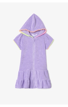 Penti Eflatun Kız Çocuk Sweat Pastel Fermuarlı Kısa Kol Havlu Kaftan Penti Eflatun Kız Çocuk Sweat Pastel Fermuarlı Kısa Kol Havlu Kaftan