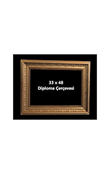 Diploma Çerçevesi 33 X 48 Gerçek Cam Gold Diploma Çerçevesi 33 X 48 Gerçek Cam Gold
