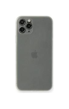 Apple iPhone Uyumlu. 11 Pro Kılıf Pp Ultra İnce Kapak - Beyaz