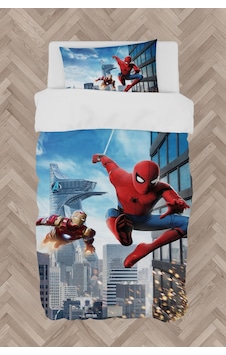 Mekta Home Bebek Ve Çocuk Odası Iron Man Ve Spider Man Desenli Nevresim Takımı Mekta Home Bebek Ve Çocuk Odası Iron Man Ve Spider Man Desenli Nevresim Takımı