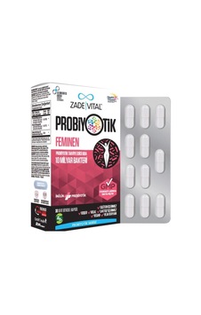 Zade Vital Feminen Probiyotik Takviye Edici Gıda 30 Kapsül Zade Vital Feminen Probiyotik Takviye Edici Gıda 30 Kapsül