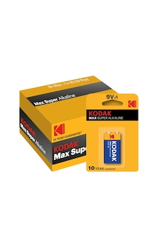 Kodak Max Super Alkalin 9 Volt Pil 10 Adet Kodak Max Super Alkalin 9 Volt Pil 10 Adet