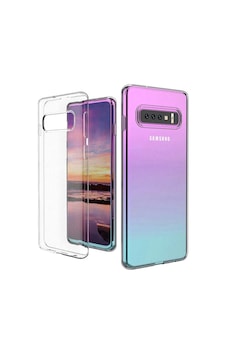 Samsung Uyumlu S10 Plus Kılıf Kamera Korumalı Süper Silikon Kapak