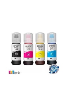 Epson 103 Ecotank L3151 4 Renk Mürekkep Takımı